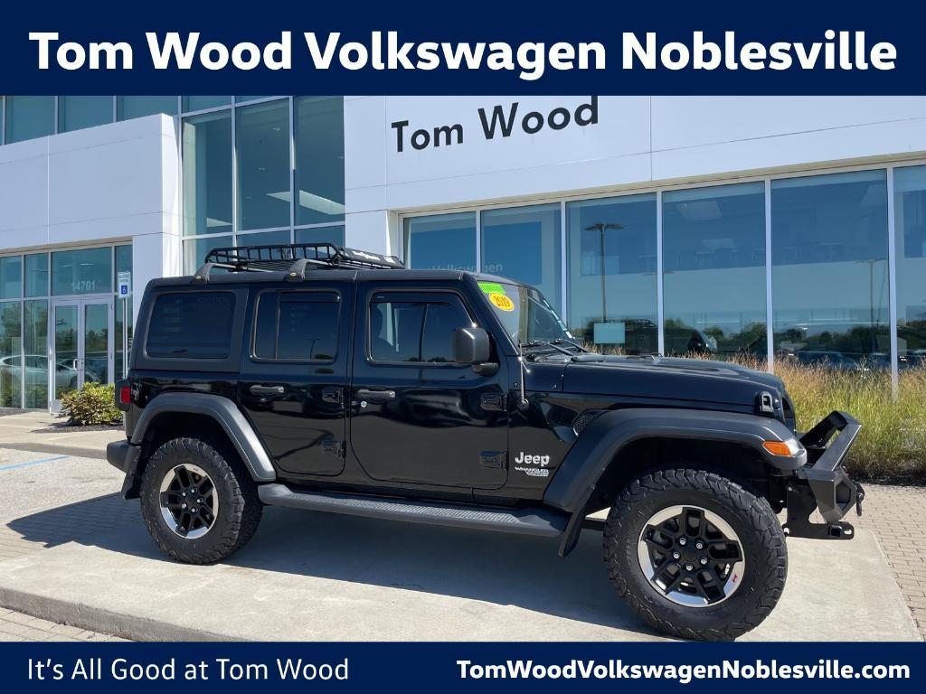 used 2019 Jeep Wrangler Unlimited car, priced at $28,312