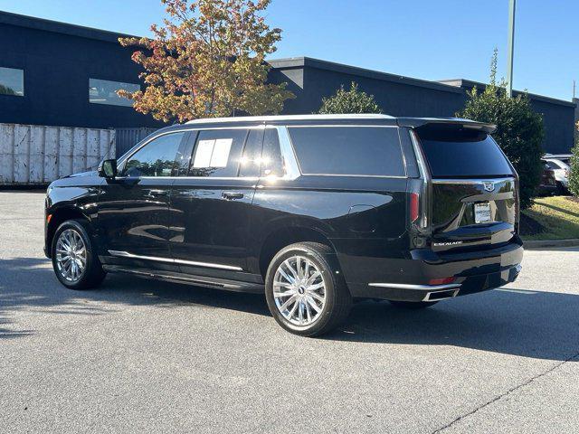 used 2023 Cadillac Escalade ESV car, priced at $89,988