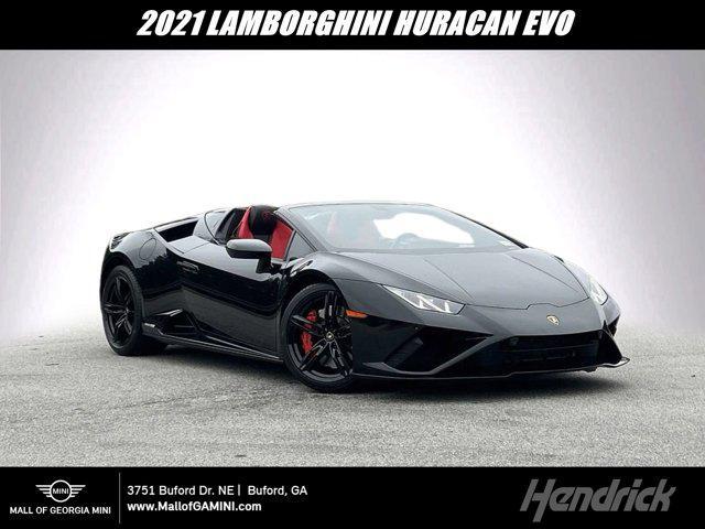 used 2021 Lamborghini Huracan EVO car, priced at $249,988