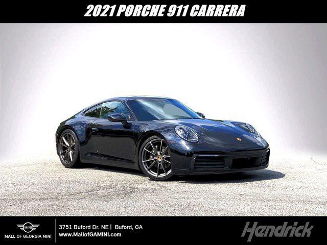 used 2021 Porsche 911 car, priced at $117,500