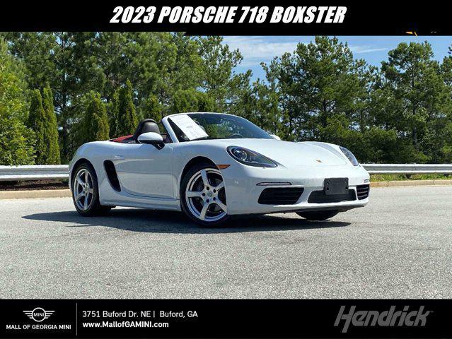 used 2023 Porsche 718 Boxster car, priced at $79,988