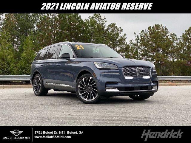 used 2021 Lincoln Aviator car, priced at $43,178