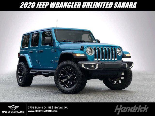 used 2020 Jeep Wrangler Unlimited car, priced at $34,988