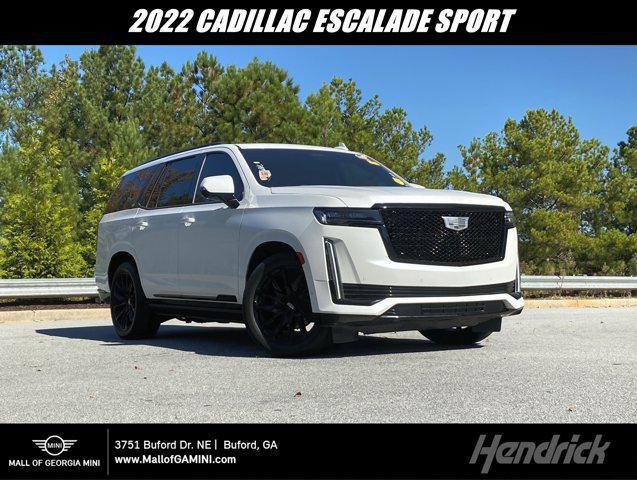 used 2022 Cadillac Escalade car, priced at $65,000