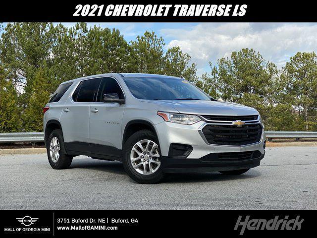 used 2021 Chevrolet Traverse car, priced at $21,988