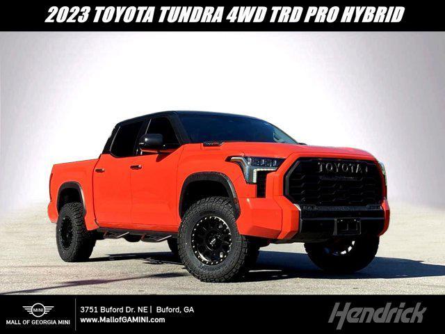 used 2023 Toyota Tundra Hybrid car, priced at $75,000