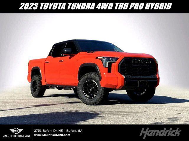 used 2023 Toyota Tundra Hybrid car, priced at $75,000