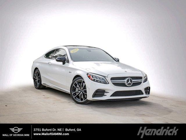used 2021 Mercedes-Benz AMG C 43 car, priced at $44,988