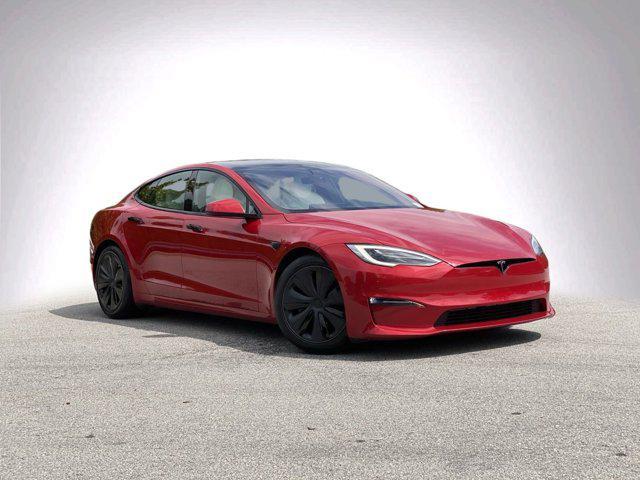 used 2021 Tesla Model S car, priced at $64,988