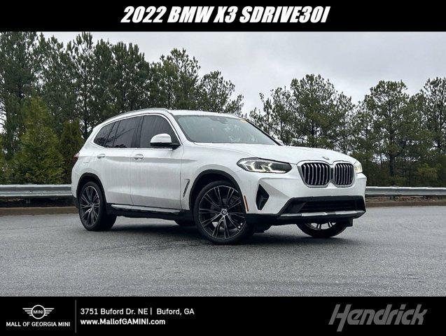 used 2022 BMW X3 car, priced at $25,000