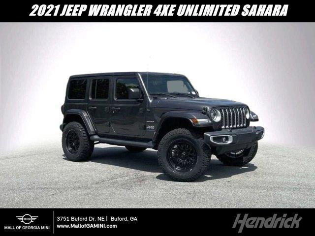 used 2021 Jeep Wrangler Unlimited 4xe car, priced at $35,000