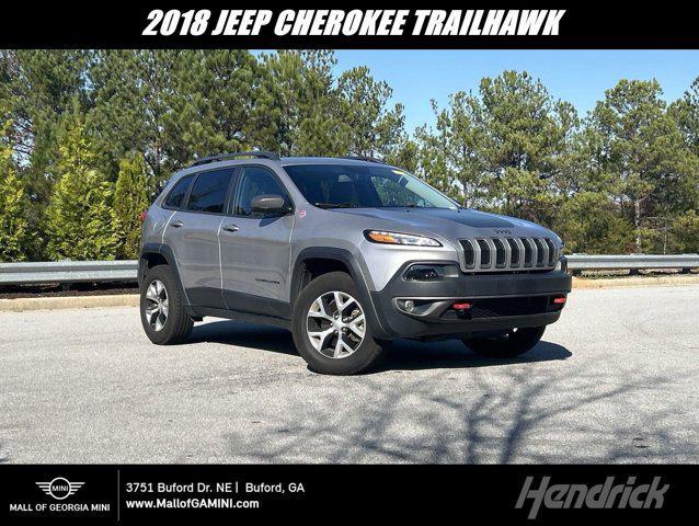 used 2018 Jeep Cherokee car, priced at $22,000