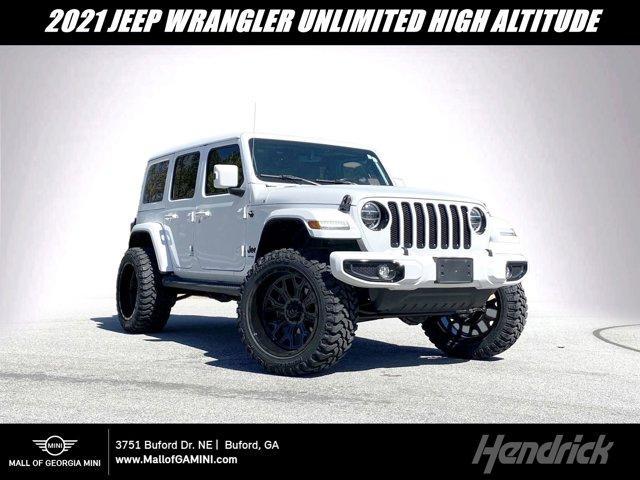 used 2021 Jeep Wrangler Unlimited car, priced at $49,777