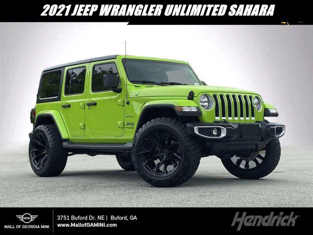 used 2021 Jeep Wrangler Unlimited car, priced at $45,988