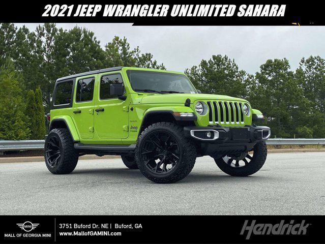 used 2021 Jeep Wrangler Unlimited car, priced at $45,988