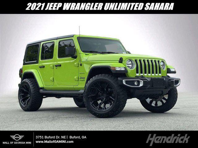 used 2021 Jeep Wrangler Unlimited car, priced at $45,988