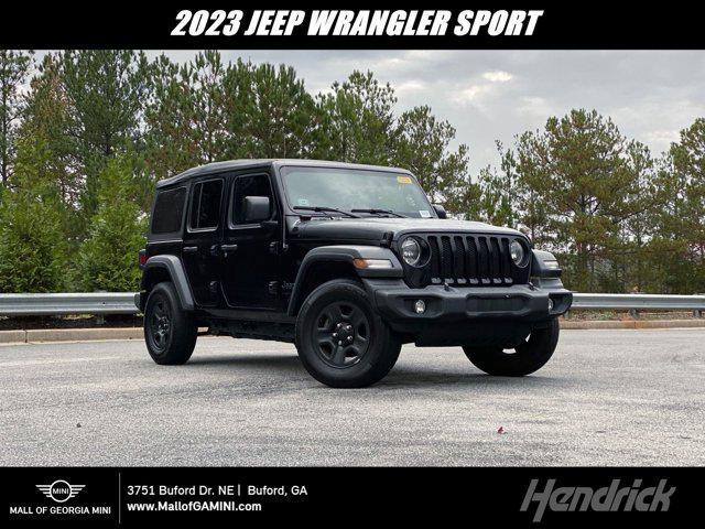 used 2023 Jeep Wrangler car, priced at $35,000