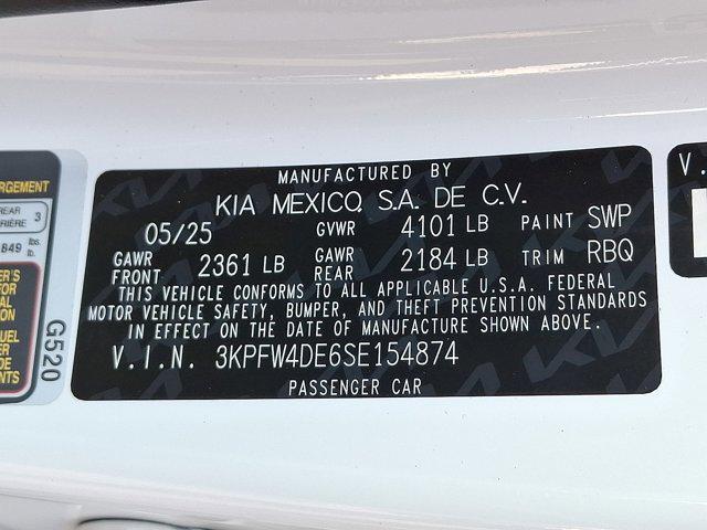 new 2025 Kia K4 car, priced at $27,285