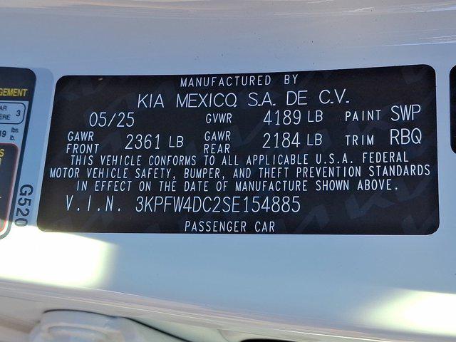 new 2025 Kia K4 car, priced at $30,185