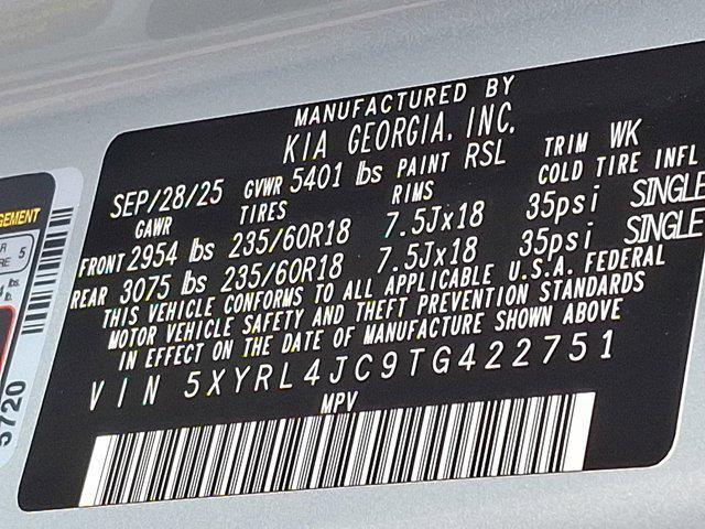 new 2026 Kia Sorento car, priced at $36,770