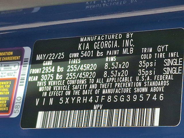 new 2025 Kia Sorento car, priced at $40,575