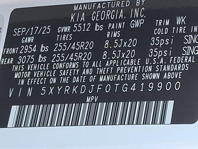 new 2026 Kia Sorento car, priced at $46,065