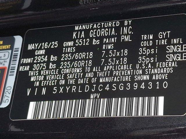 new 2025 Kia Sorento car, priced at $38,305