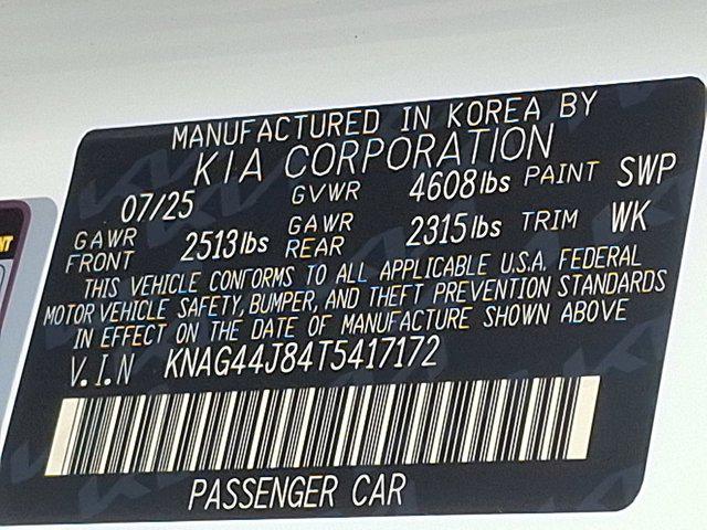 new 2026 Kia K5 car, priced at $35,730