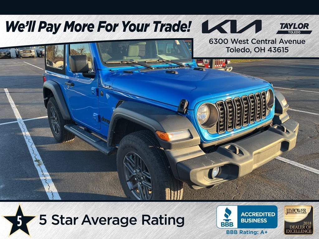 used 2024 Jeep Wrangler car, priced at $31,500