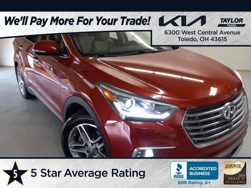 used 2017 Hyundai Santa Fe car, priced at $13,500