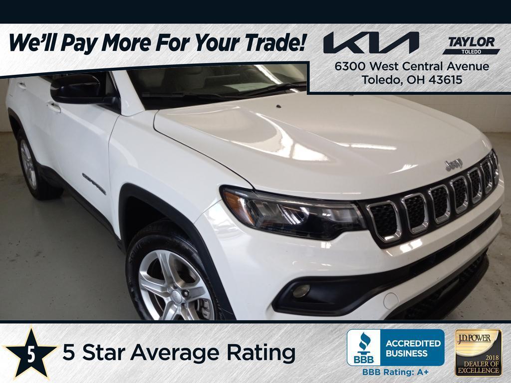 used 2023 Jeep Compass car, priced at $19,112