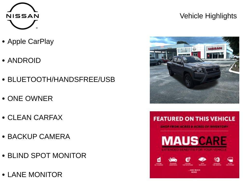 used 2025 Nissan Frontier car, priced at $30,780