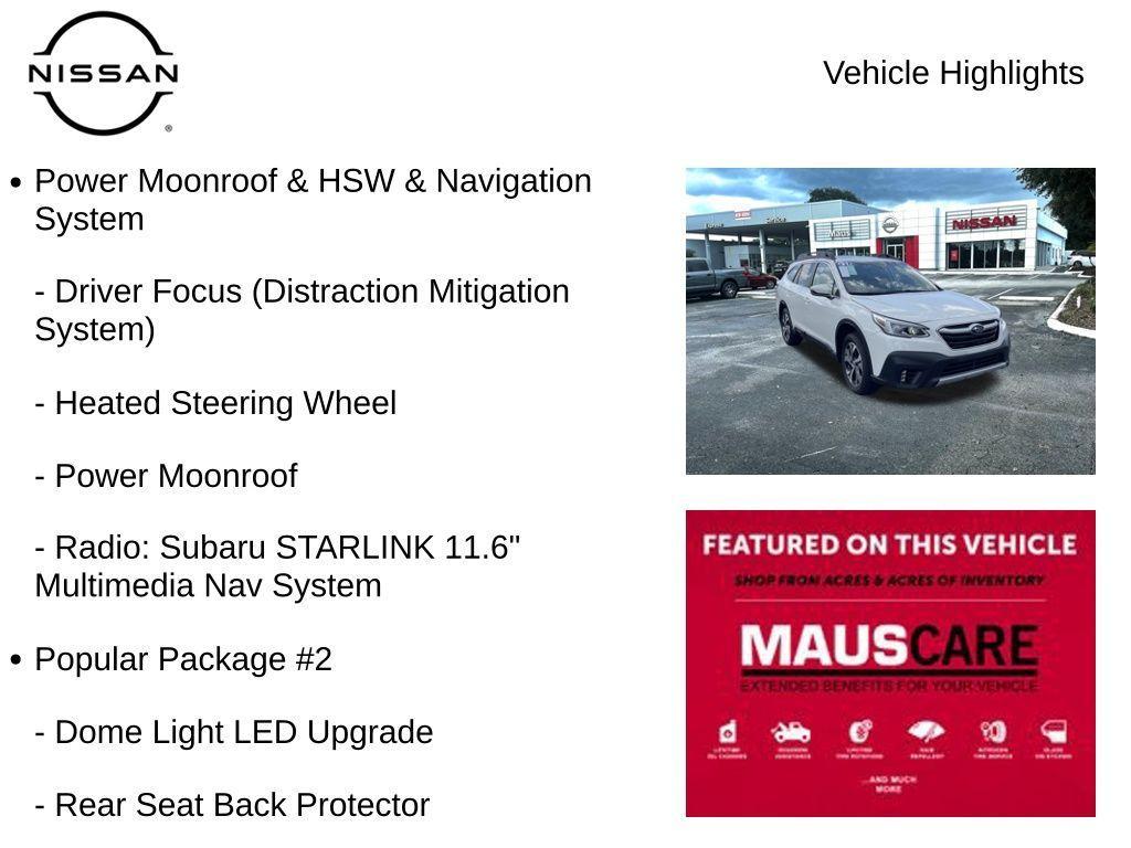used 2021 Subaru Outback car, priced at $21,399