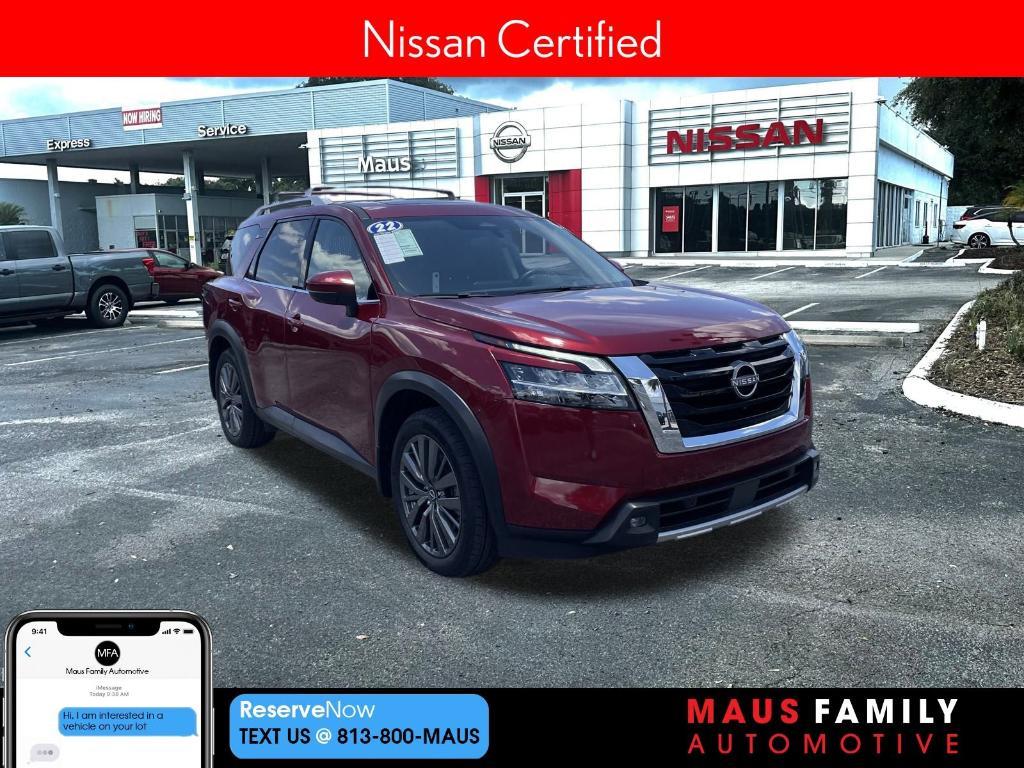 used 2022 Nissan Pathfinder car, priced at $31,377