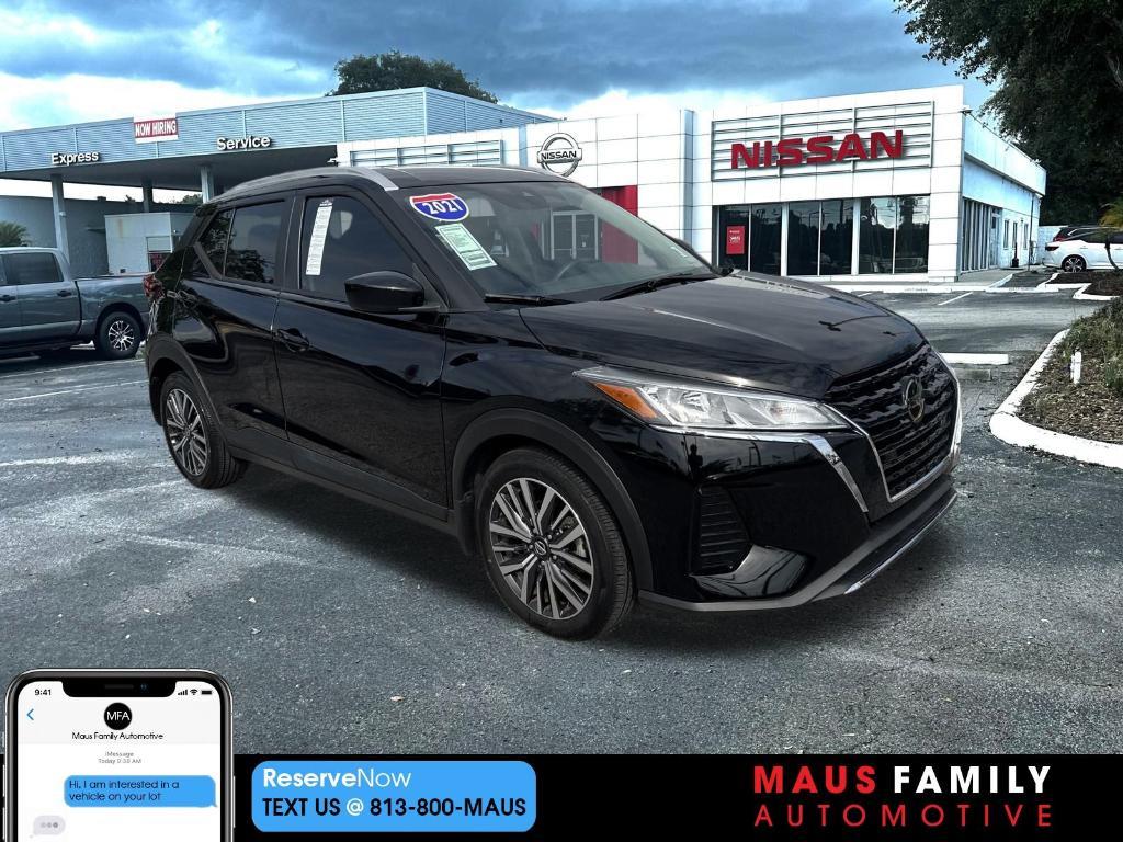 used 2021 Nissan Kicks car, priced at $18,999