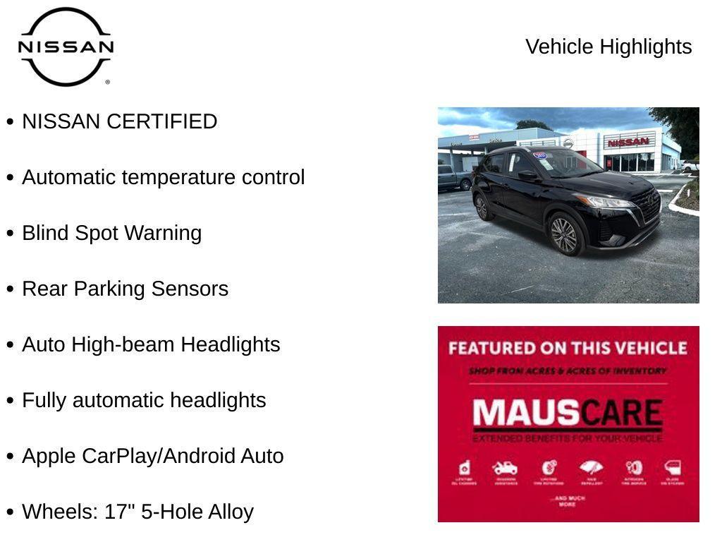 used 2021 Nissan Kicks car, priced at $18,999