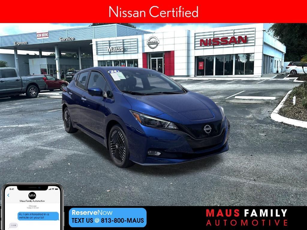 used 2024 Nissan Leaf car, priced at $19,988