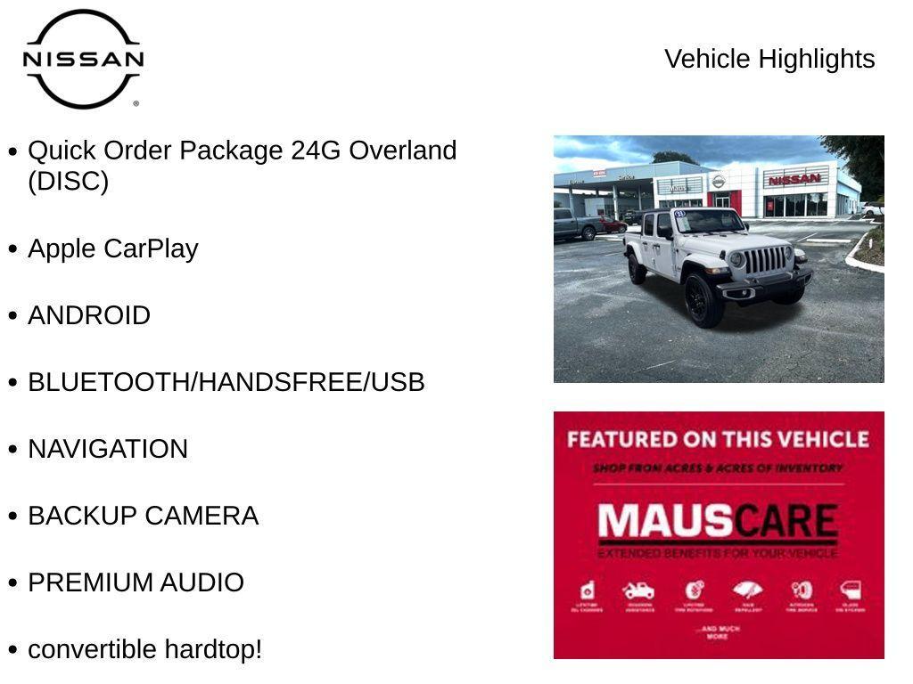 used 2023 Jeep Gladiator car, priced at $31,999