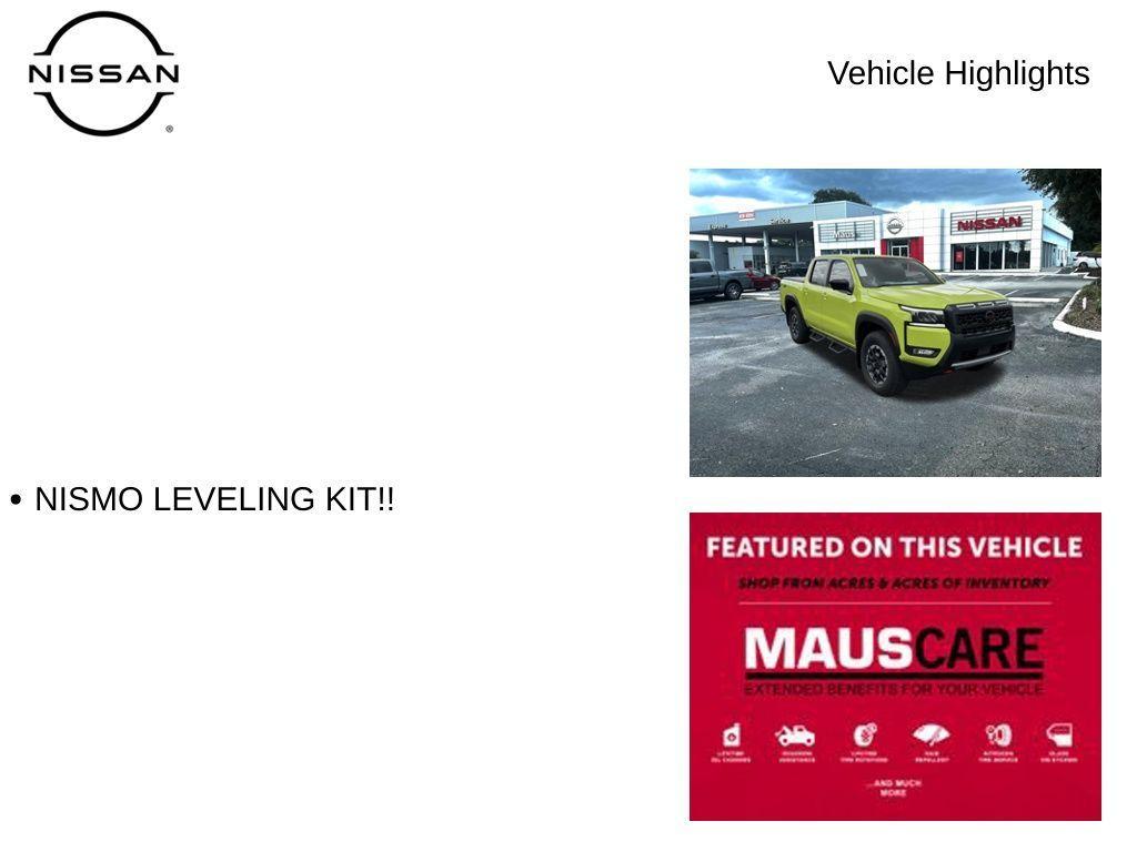 new 2026 Nissan Frontier car, priced at $46,833