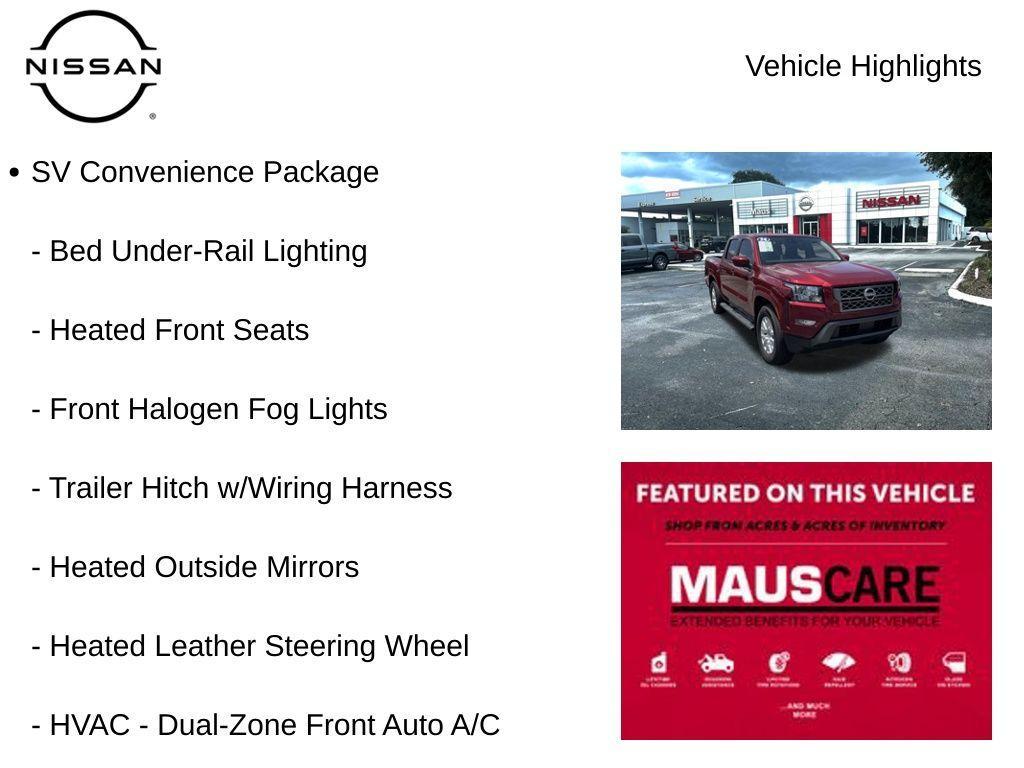 used 2024 Nissan Frontier car, priced at $33,287