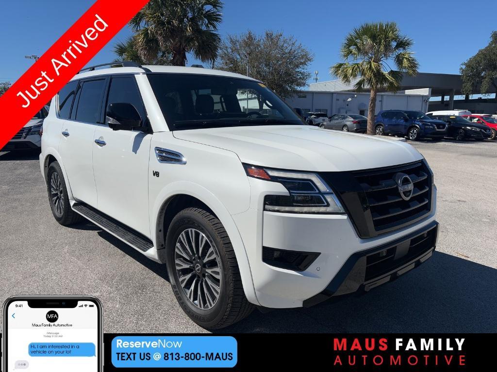 used 2022 Nissan Armada car, priced at $37,750