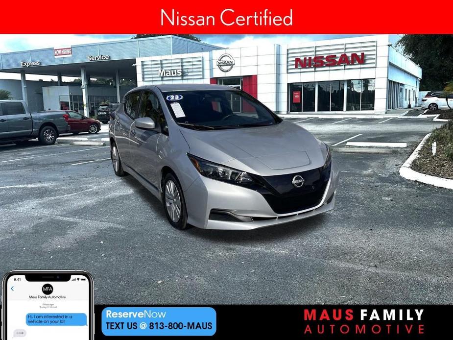 used 2023 Nissan Leaf car, priced at $16,999