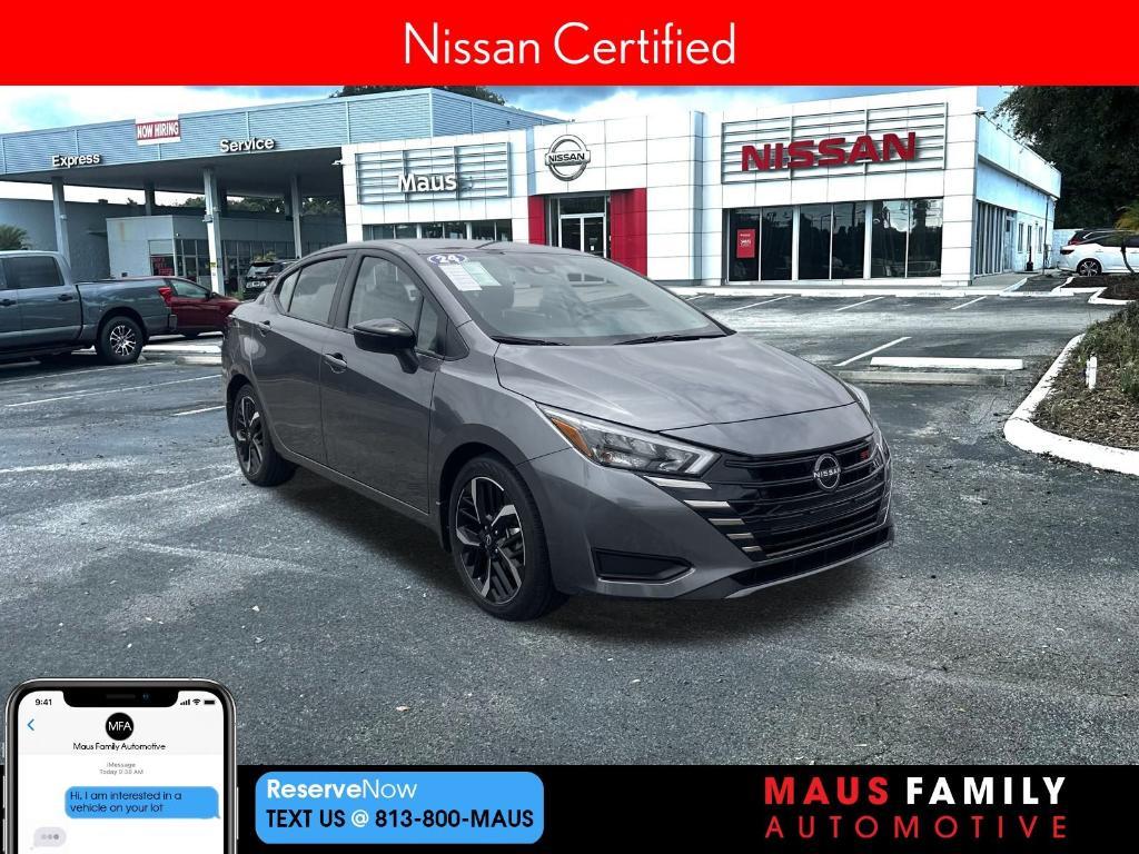 used 2024 Nissan Versa car, priced at $19,588