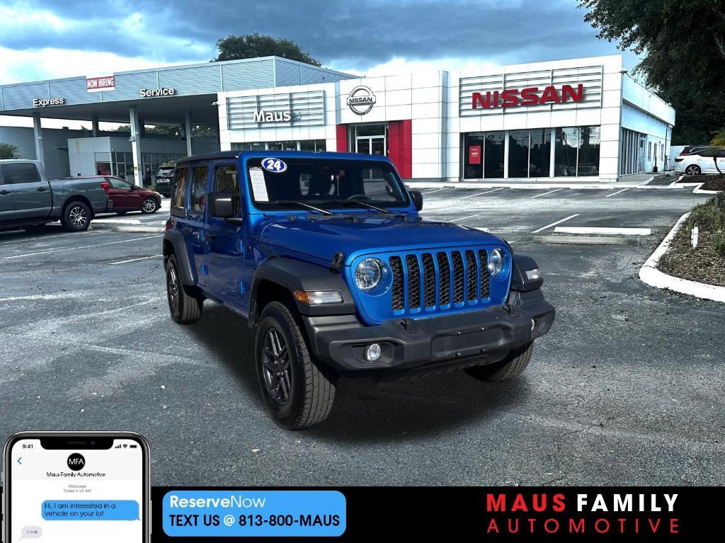 used 2024 Jeep Wrangler car, priced at $33,150