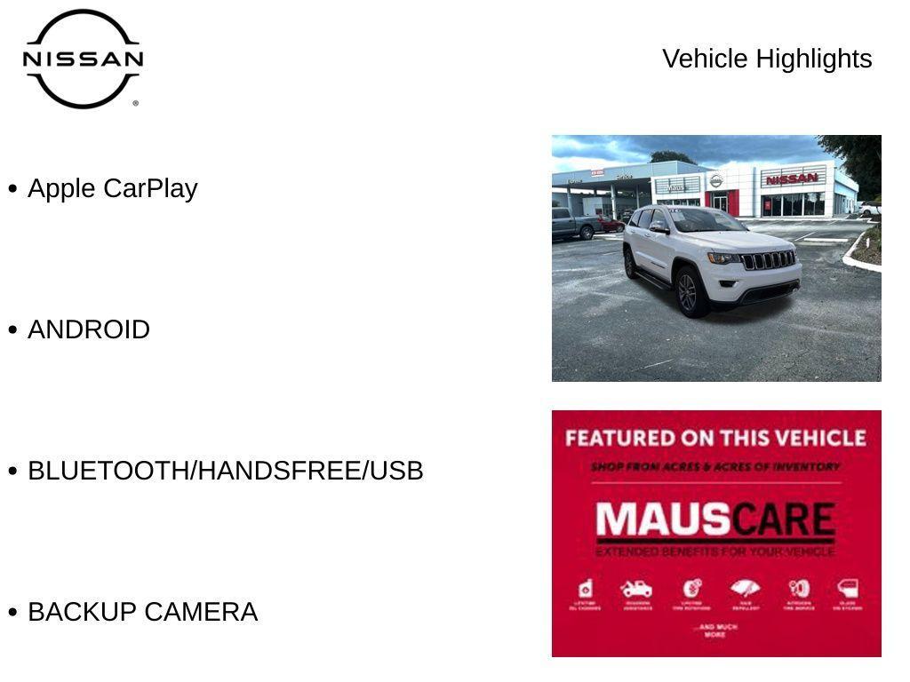 used 2018 Jeep Grand Cherokee car, priced at $15,497