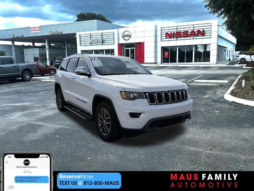 used 2018 Jeep Grand Cherokee car, priced at $15,860