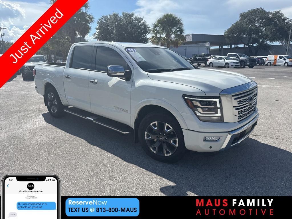 used 2023 Nissan Titan car, priced at $45,649