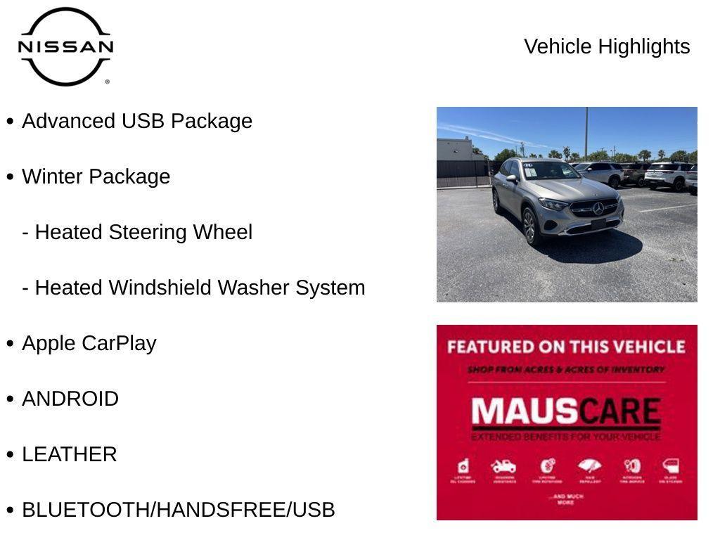 used 2024 Mercedes-Benz GLC 300 car, priced at $39,455
