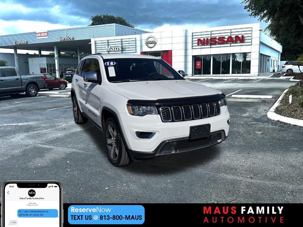 used 2018 Jeep Grand Cherokee car, priced at $21,800