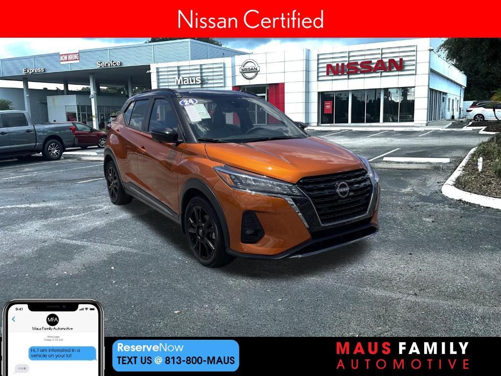used 2024 Nissan Kicks car, priced at $24,911